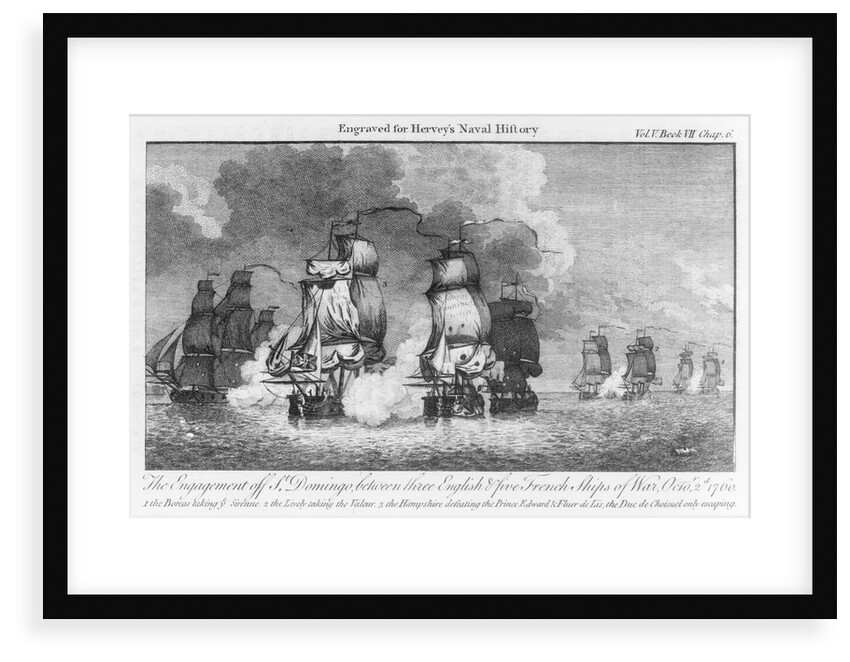 The Engagement off St Domingo by Frederic Hervey (author)