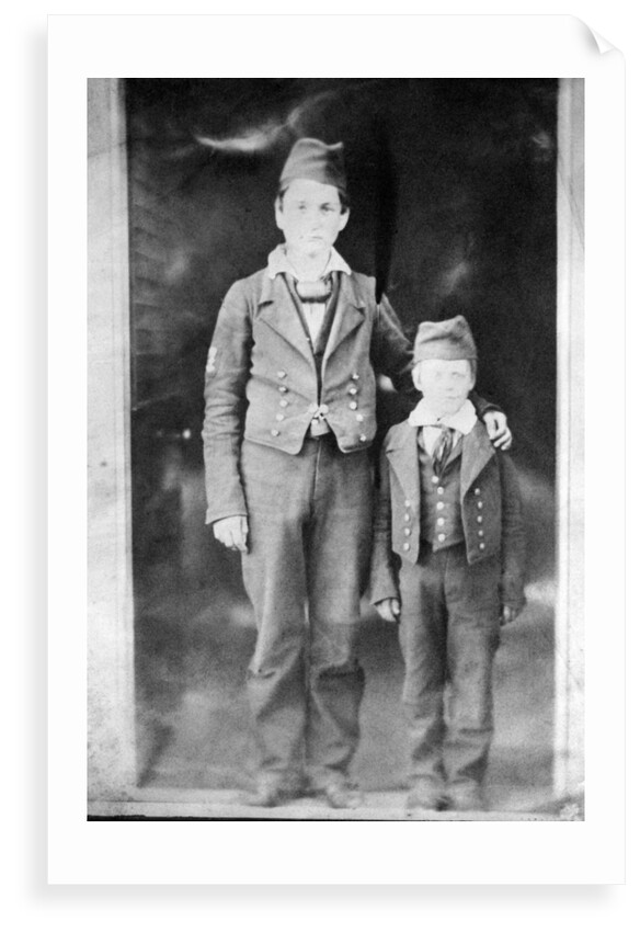 Greenwich Hospital schoolboys, about 1850 by unknown