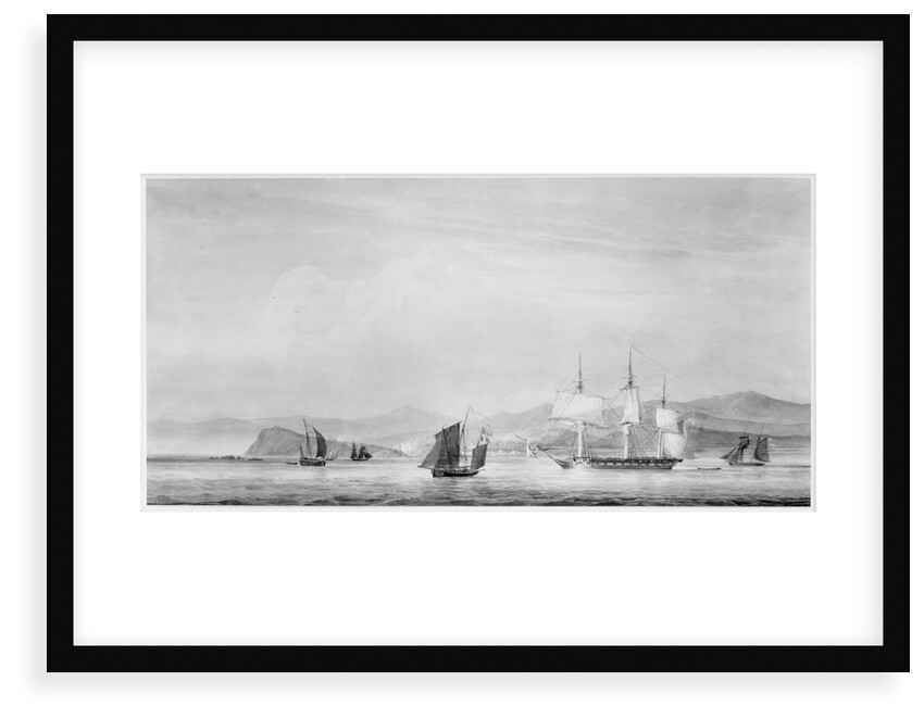 32-gun HMS 'Minerva' (1805) at Finisterre, 1806 by unknown
