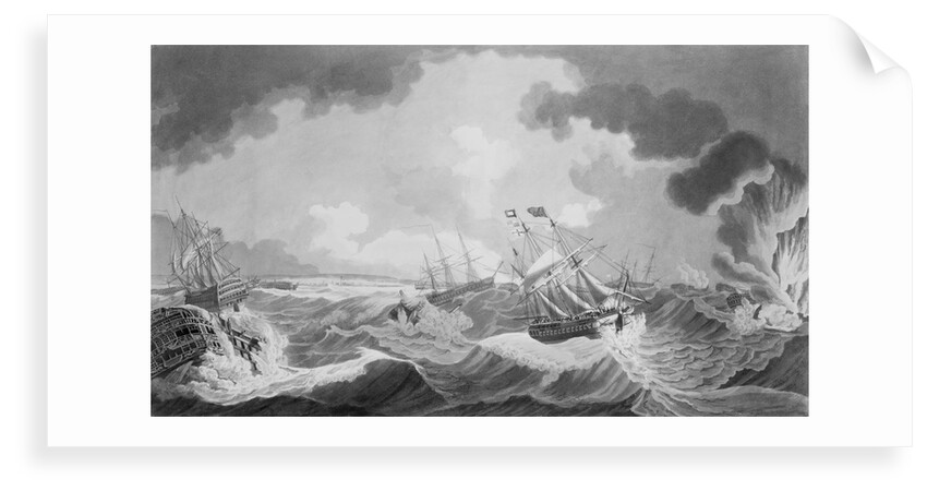 The Battle of Trafalgar, 21 October 1805 by John Thomas Serres
