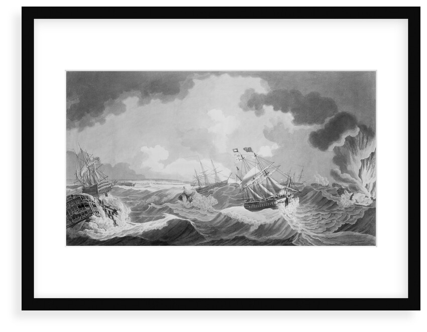 The Battle of Trafalgar, 21 October 1805 by John Thomas Serres
