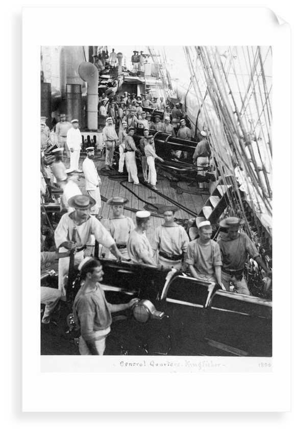 HMS 'Kingfisher' crew by unknown