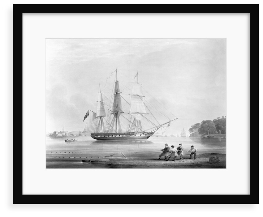 HMS 'Cambrian' (Br, 1841) by Edward Duncan