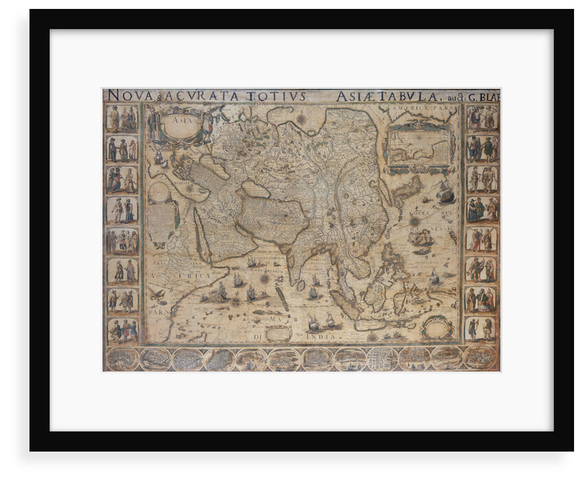 Nova & Acurata Totius Asiae Tabula, auct G. Blaeu by unknown