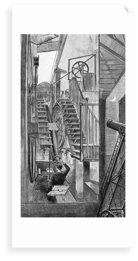 Reading the chronograph at Royal Observatory, Greenwich by Unknown