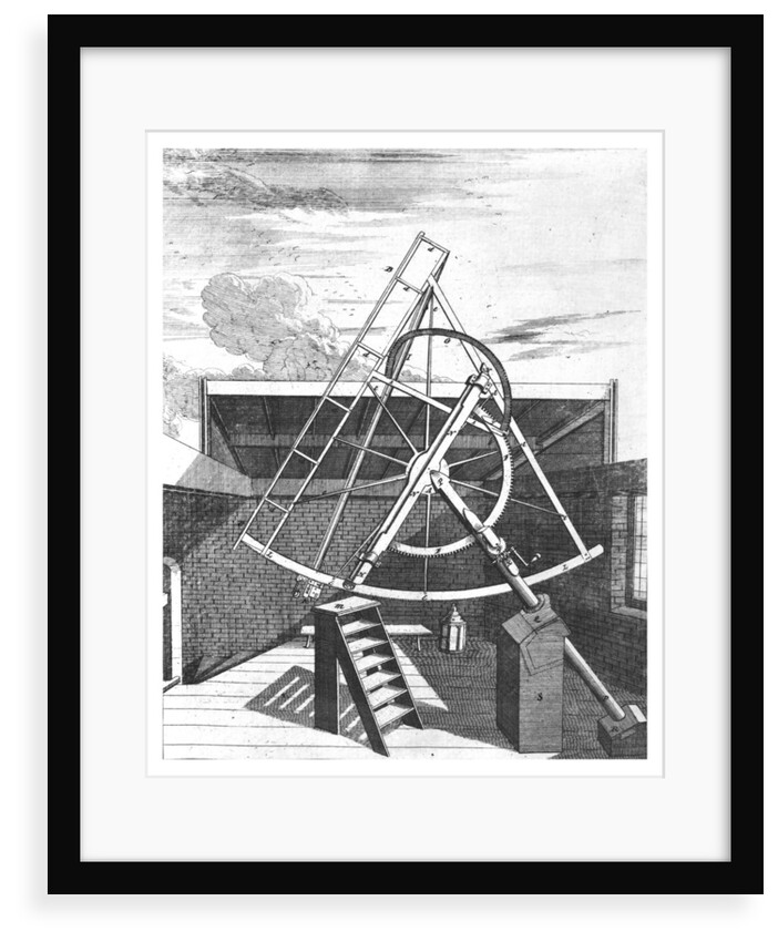 Flamsteed's 7-foot equatorial telescope by Edward Sylvester