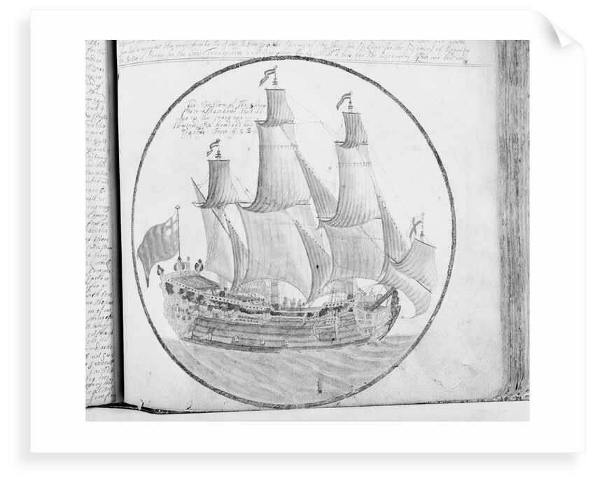 Plate from the journal of Edward Barlow, made 1695-1703 by Edward Barlow
