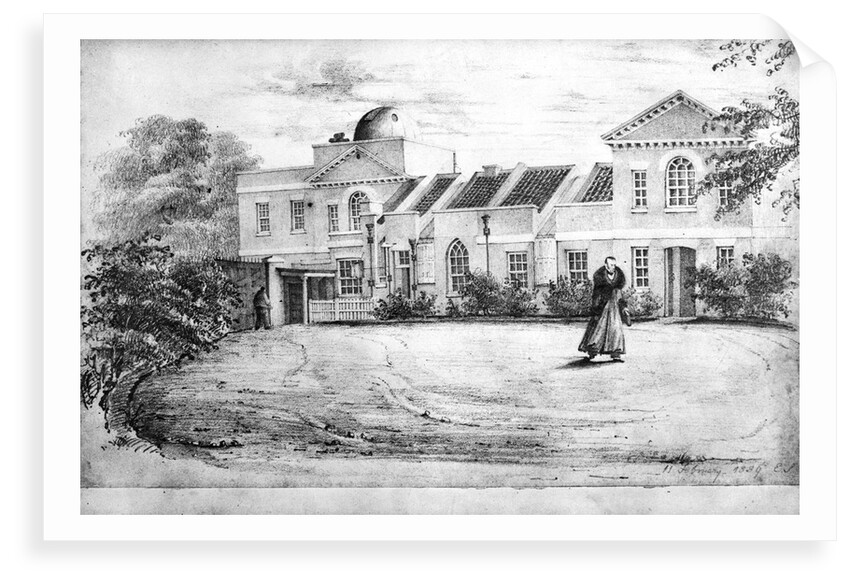 Old Royal Observatory Miss Smiths drawings 18th Oct 1838 by Miss Smith