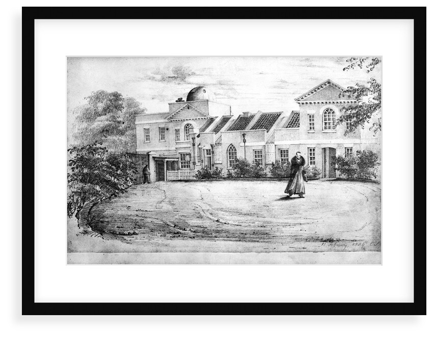 Old Royal Observatory Miss Smiths drawings 18th Oct 1838 by Miss Smith