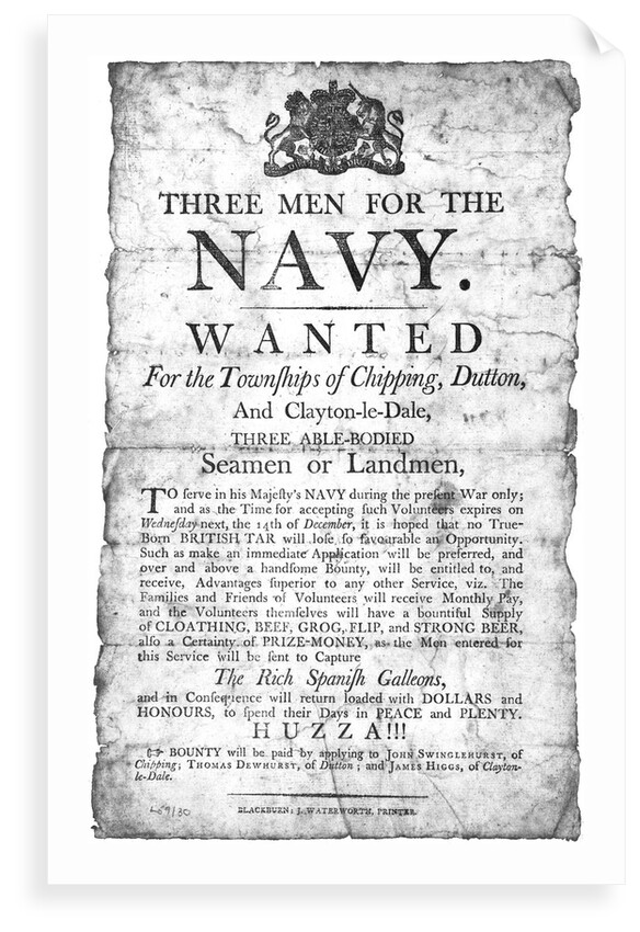 Three men for the Navy by unknown