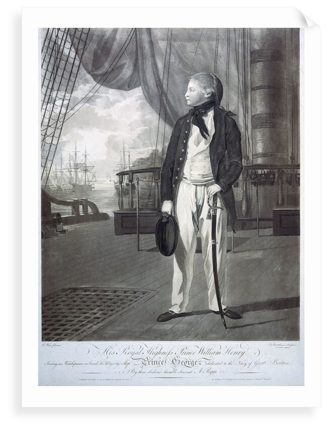 His Royal Highness Prince William Henry by Benjamin West