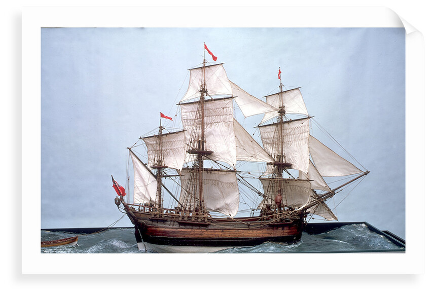 Merchant Ship - scenic mount by unknown