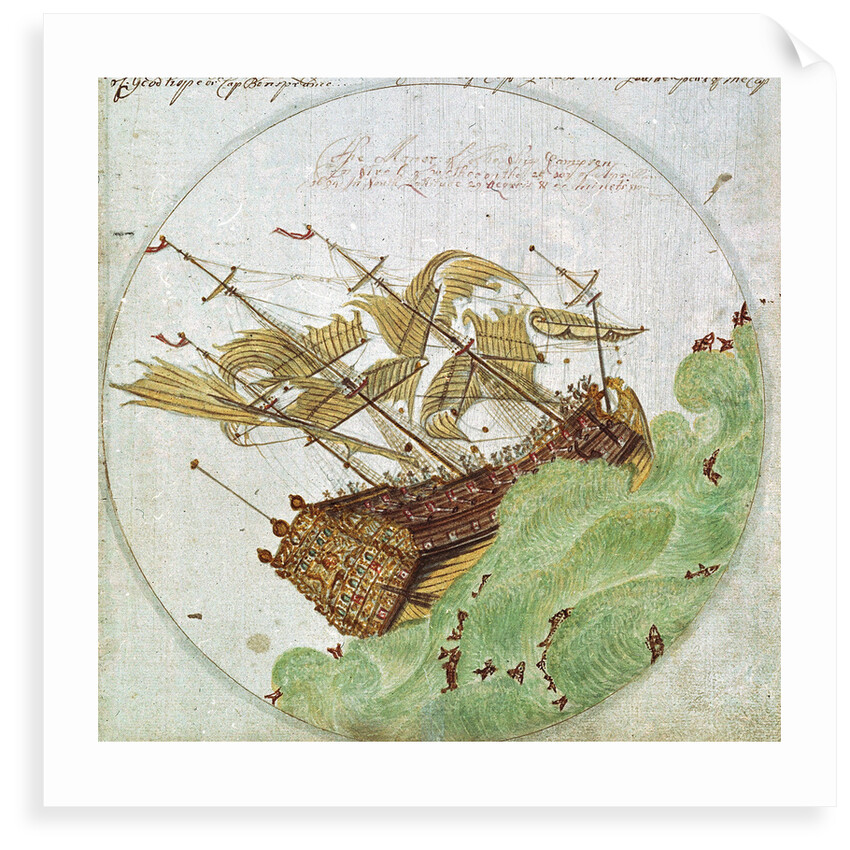 Plate from the journal of Edward Barlow, made 1695-1703 by Edward Barlow
