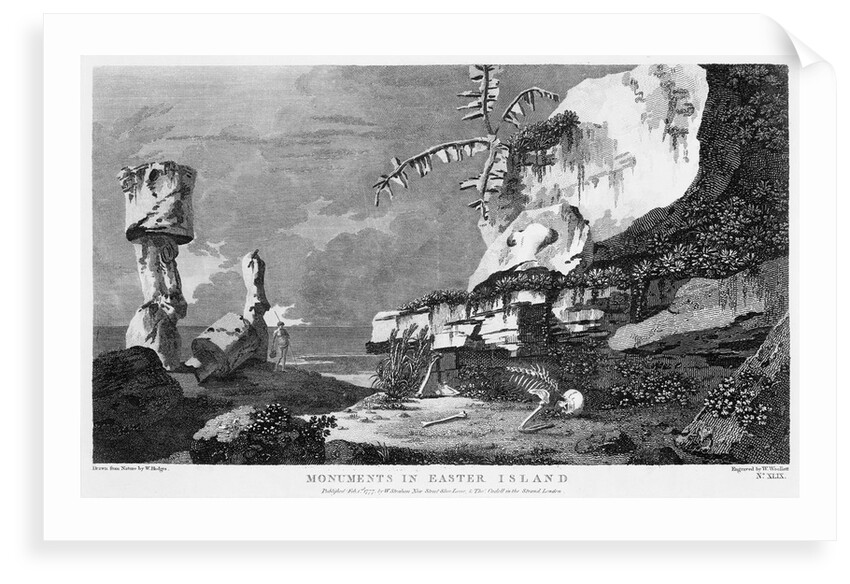 Monuments in Easter Island by William Woollett