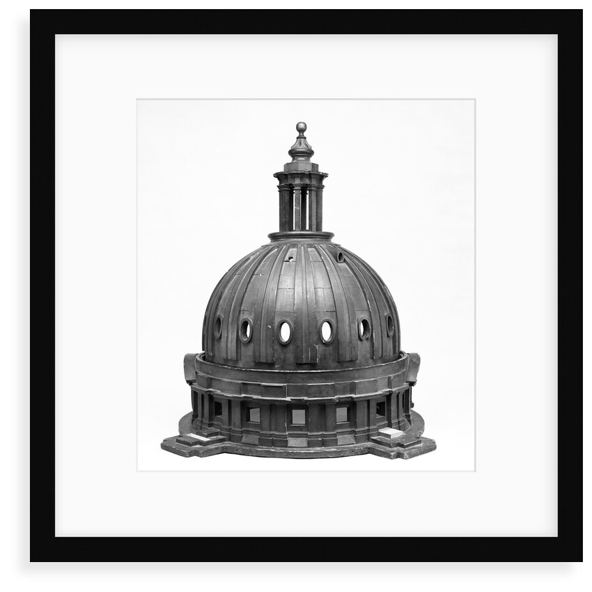 Model for the domes of Greenwich Hospital by James Smallwell