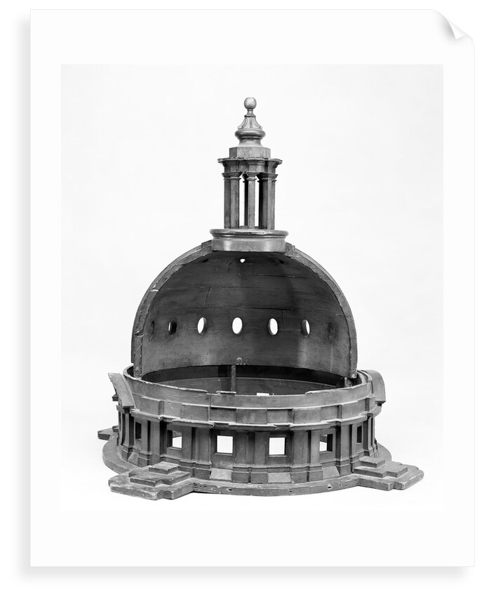 Model for the domes of Greenwich Hospital by James Smallwell