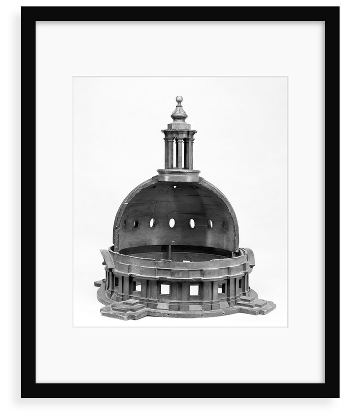 Model for the domes of Greenwich Hospital by James Smallwell