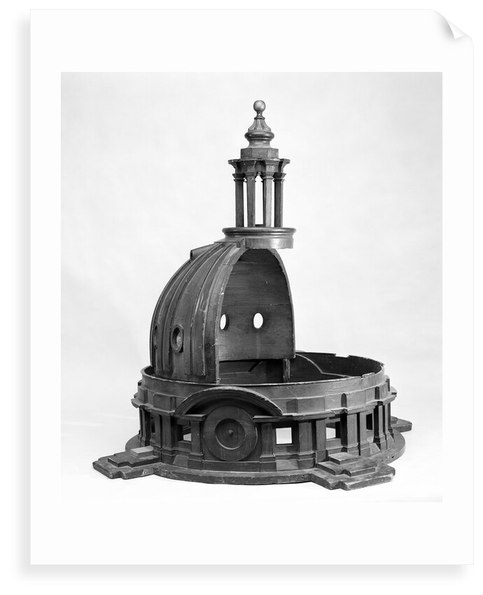 Model for the domes of Greenwich Hospital by James Smallwell