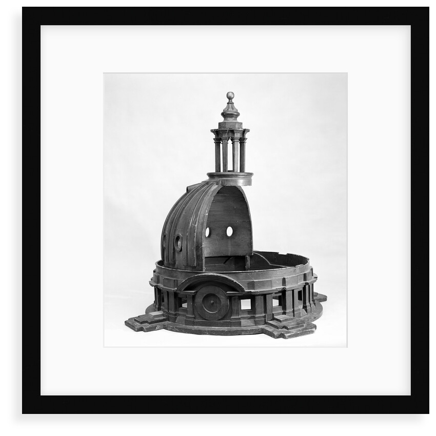 Model for the domes of Greenwich Hospital by James Smallwell