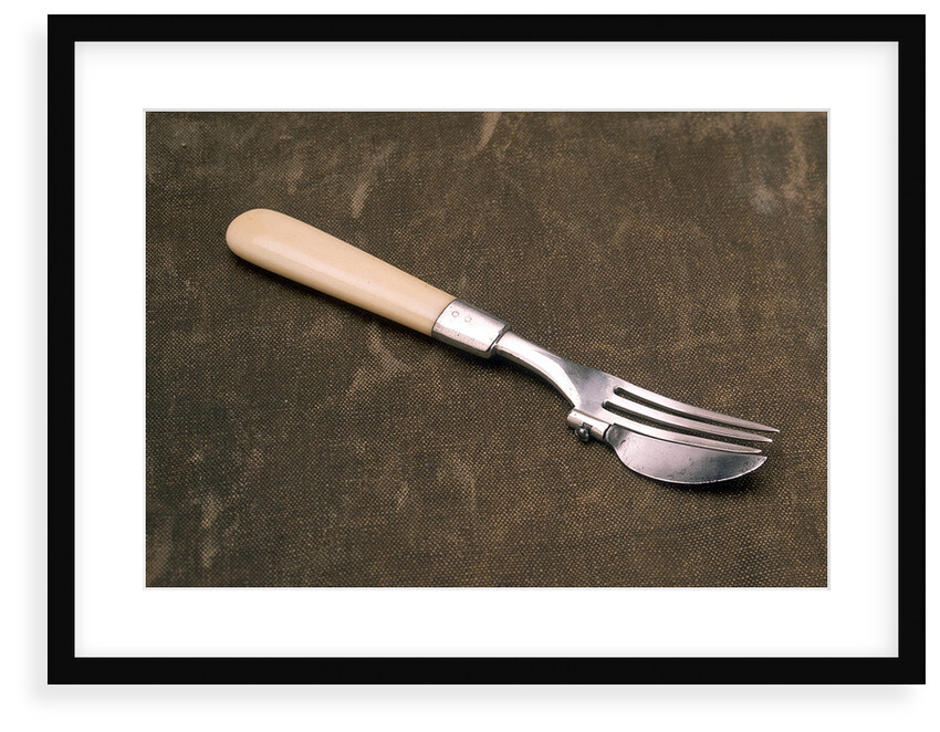 Combined knife and fork by Unknown