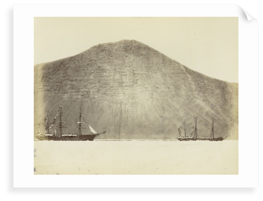 Fast to the floe under Cape Prescott, Franklin Pierce Bay by George White