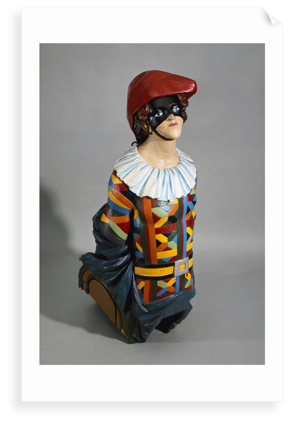 Figurehead of HMS 'Harlequin' by unknown