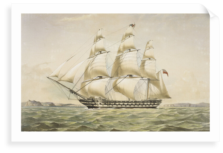 The Earl Balcarras East Indiaman 1488 tons by Thomas Goldsworth Dutton