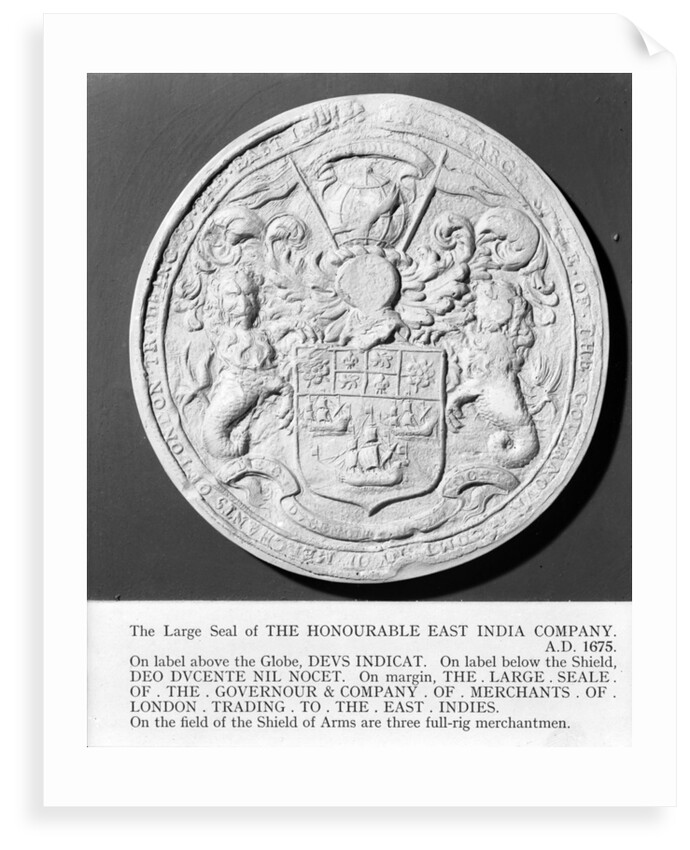 Seal of East India Company, 1675 by unknown
