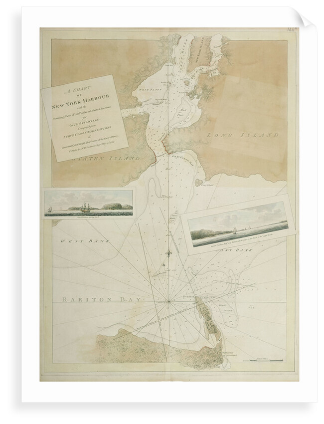 New York harbour by J.F.W. Des Barres
