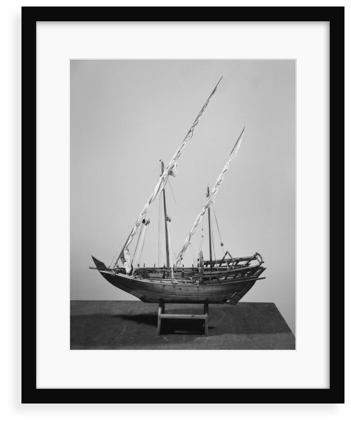 A sambuk dhow by unknown