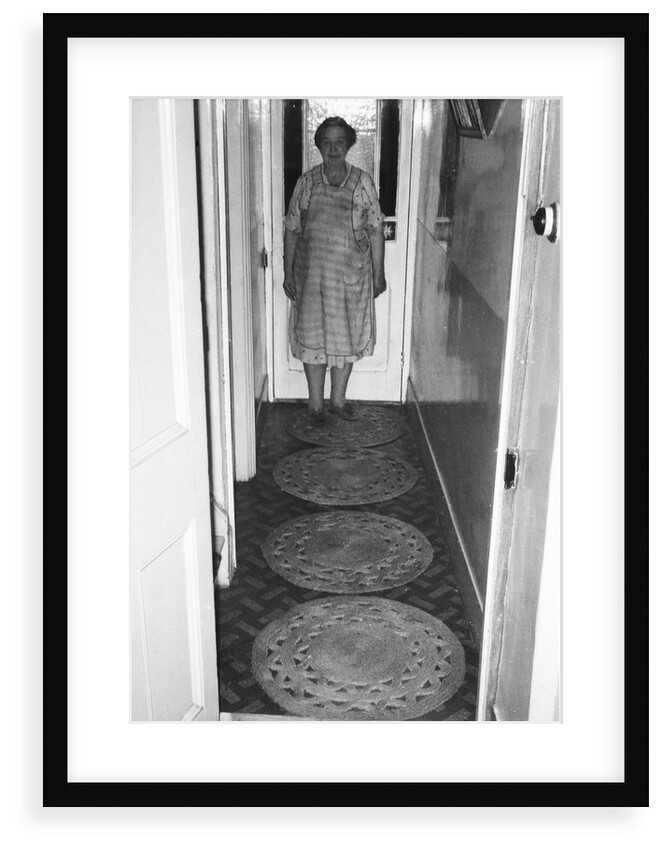 Mrs Larrey with repe mats by unknown