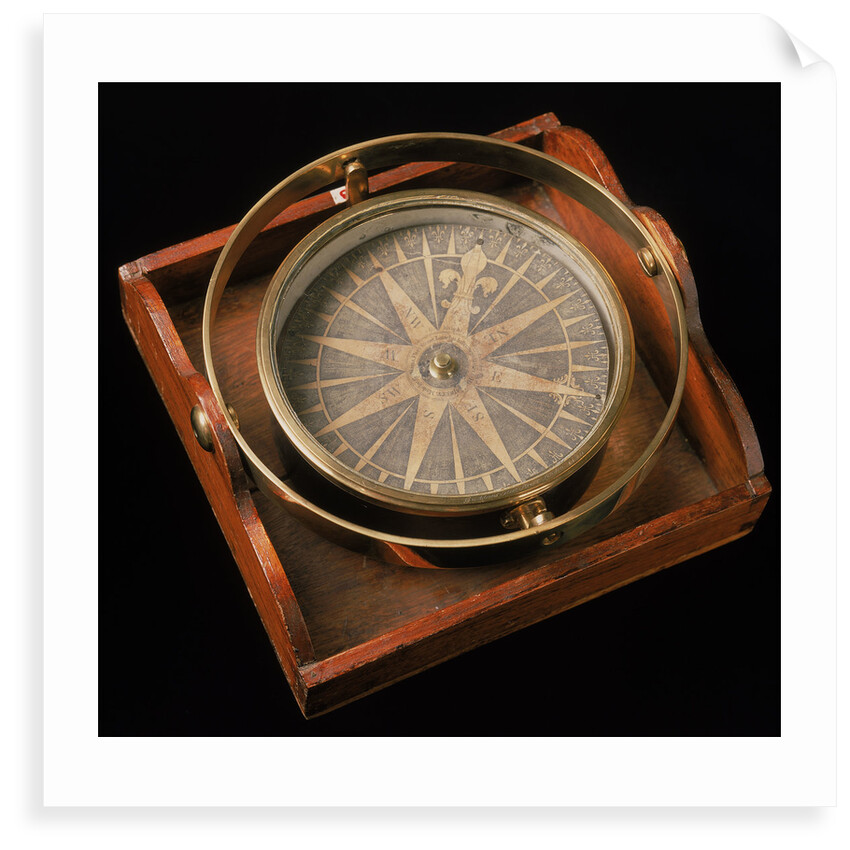 Steering Compass made by George Adams ca.1766 by George Adams