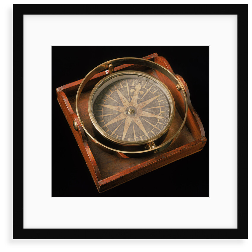 Steering Compass made by George Adams ca.1766 by George Adams