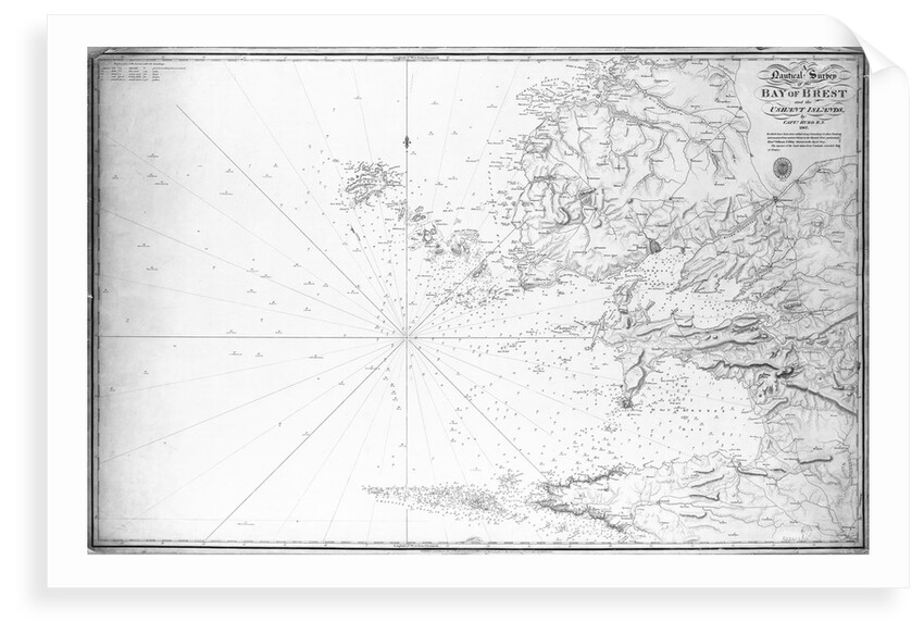 A nautical survey of the Bay of Brest and the Ushant Islands by Captain Hurd RN, 1807 by Hurd