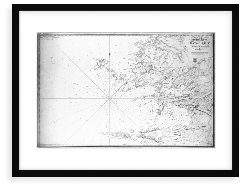 A nautical survey of the Bay of Brest and the Ushant Islands by Captain Hurd RN, 1807 by Hurd