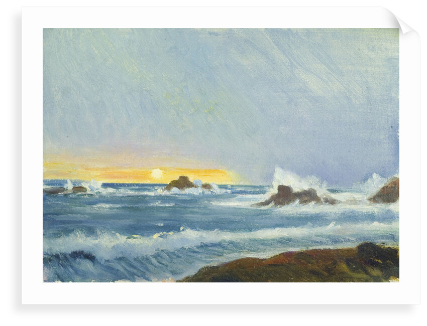 A coastal view, Grande Rocque by John Everett