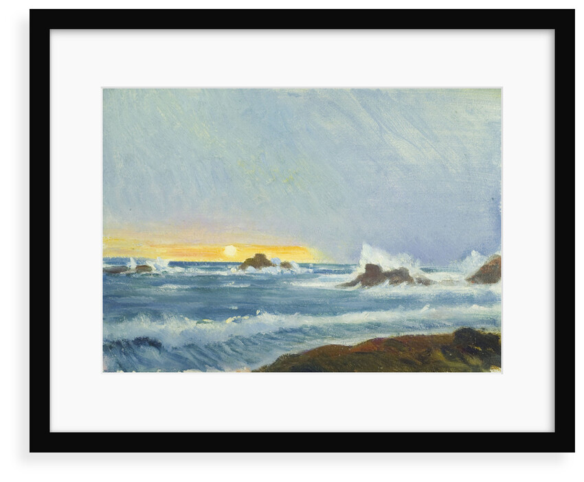 A coastal view, Grande Rocque by John Everett