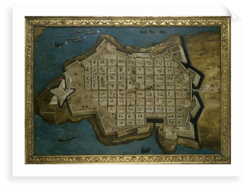 The Siege of Malta: Valetta, 13 September 1565 by Matteo Perez d'Aleccio
