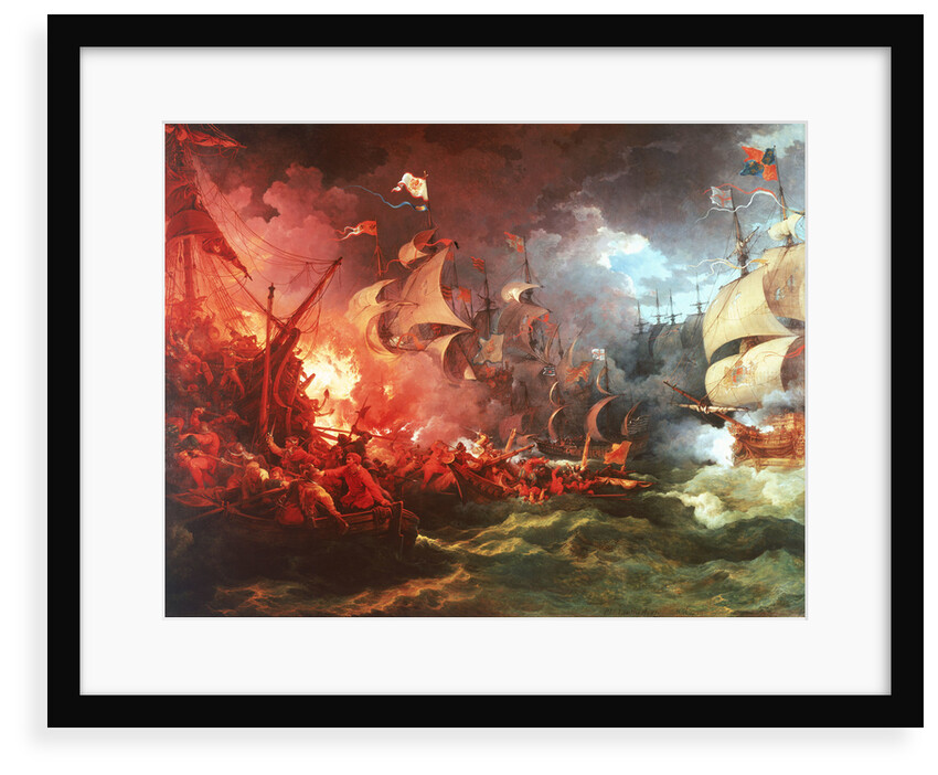 Defeat of the Spanish Armada, 8 August 1588 by Philippe-Jacques de Loutherbourg