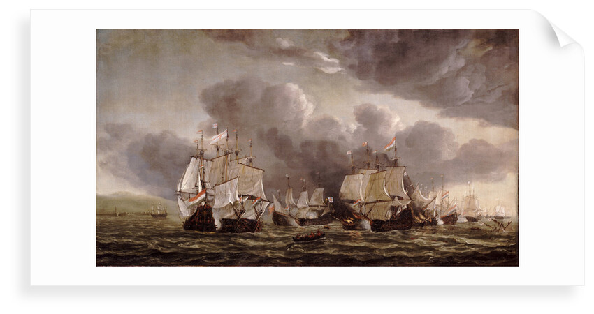 The Battle of Leghorn, 4 March 1653 by Reinier Nooms