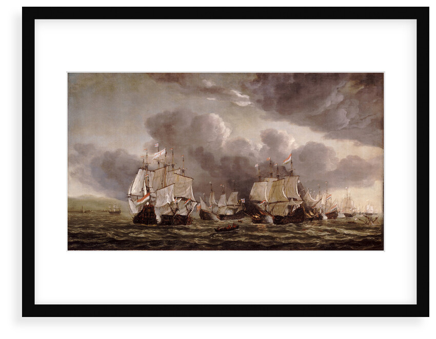 The Battle of Leghorn, 4 March 1653 by Reinier Nooms