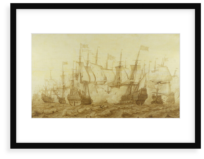 The Battle of the Gabbard, 2 June 1653 by Heerman Witmont
