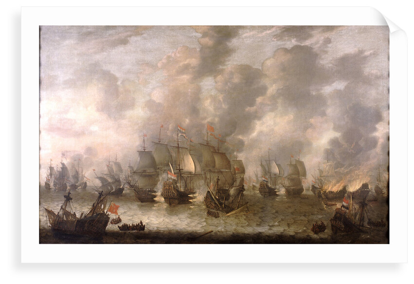 The Battle of Scheveningen, 31 July 1653 by Jan Abrahamsz Beerstraaten
