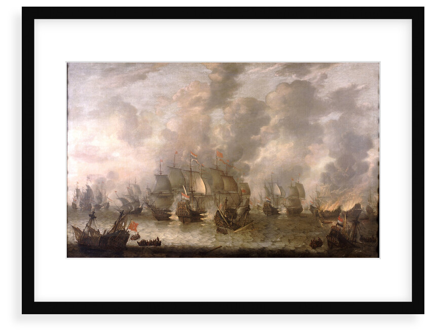 The Battle of Scheveningen, 31 July 1653 by Jan Abrahamsz Beerstraaten