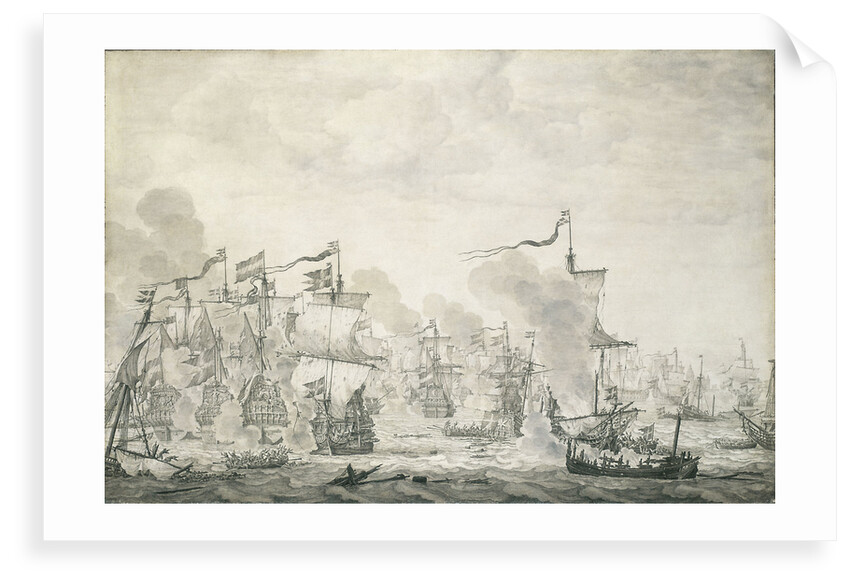 The Battle of The Sound, 29 October - 8 November 1658 by Willem van de Velde the Elder