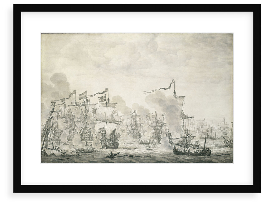 The Battle of The Sound, 29 October - 8 November 1658 by Willem van de Velde the Elder