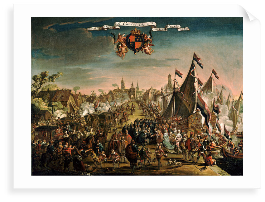 The Arrival of His Majesty Charles II at The Hague, 15 May 1660 by J. B. Bouttats