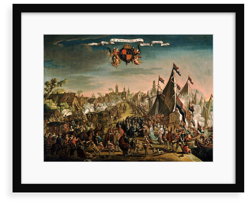 The Arrival of His Majesty Charles II at The Hague, 15 May 1660 by J. B. Bouttats