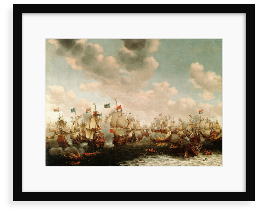 The Four Days' Battle, 1-4 June 1666 by Pieter Cornelisz van Soest