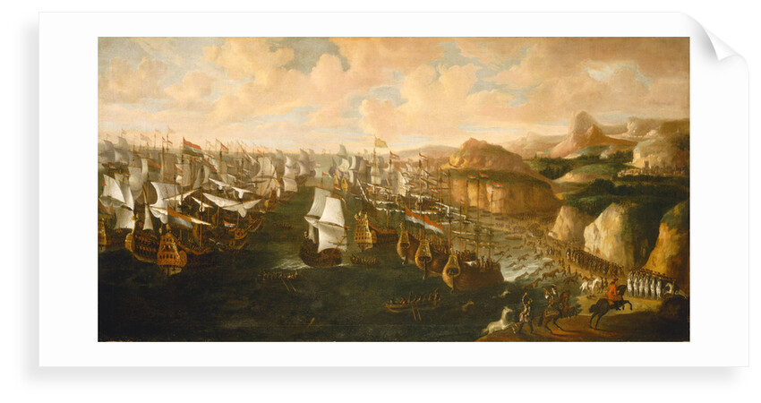 Landing of William III at Torbay, 5 November 1688 by English School